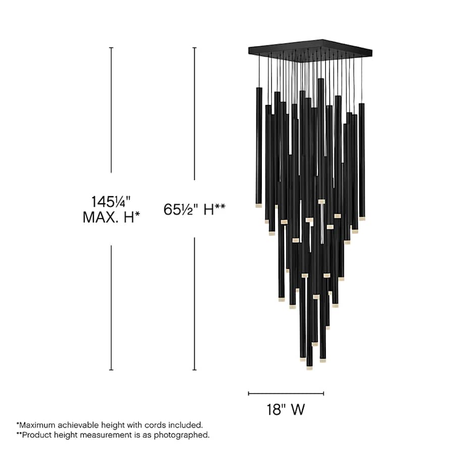 Fredrick Ramond Harmony 36 Light 18" Wide LED Multi Light Pendant