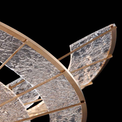 Golden Lighting Aurora 36" Wide LED Abstract Chandelier