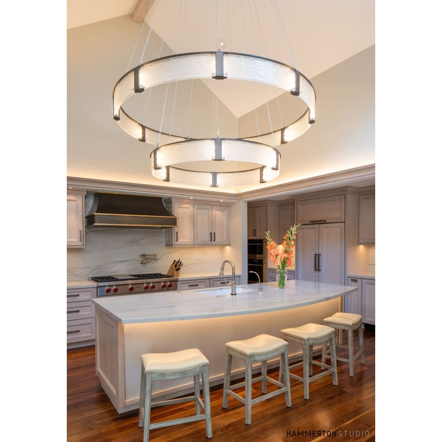 Hammerton Studio Parallel 60" Wide LED Ring Chandelier
