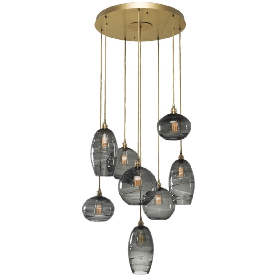 Hammerton Studio Misto 31" Wide Artisan Crafted Optic Glass 8 Light Pendant