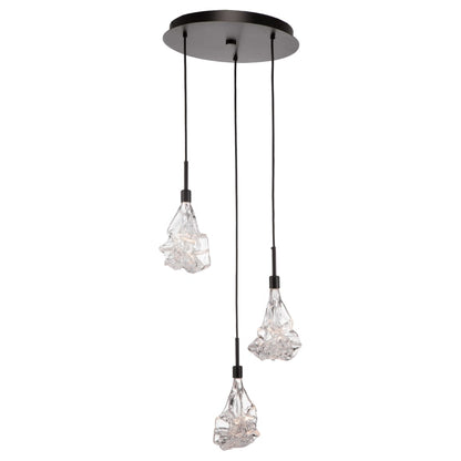 Hammerton Studio Blossom 3 Light 17" Wide LED Multi Light Pendant