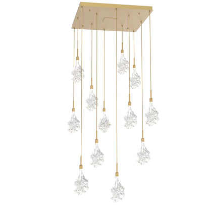 Hammerton Studio Blossom 12 Light 33" Wide LED Multi Light Pendant