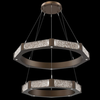 Hammerton Studio Glacier 40 Light 48" Wide LED Ring Chandelier