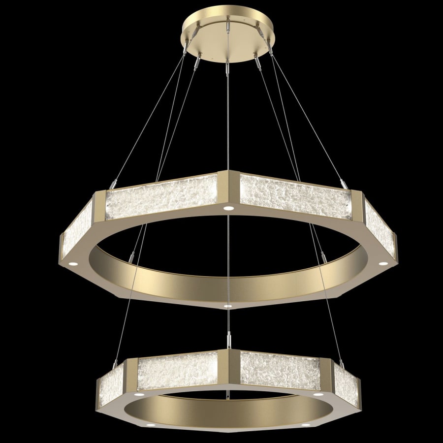 Hammerton Studio Glacier 40 Light 48" Wide LED Ring Chandelier