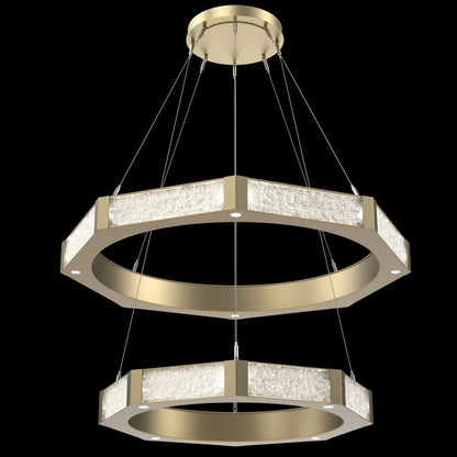 Hammerton Studio Glacier 40 Light 48" Wide LED Ring Chandelier
