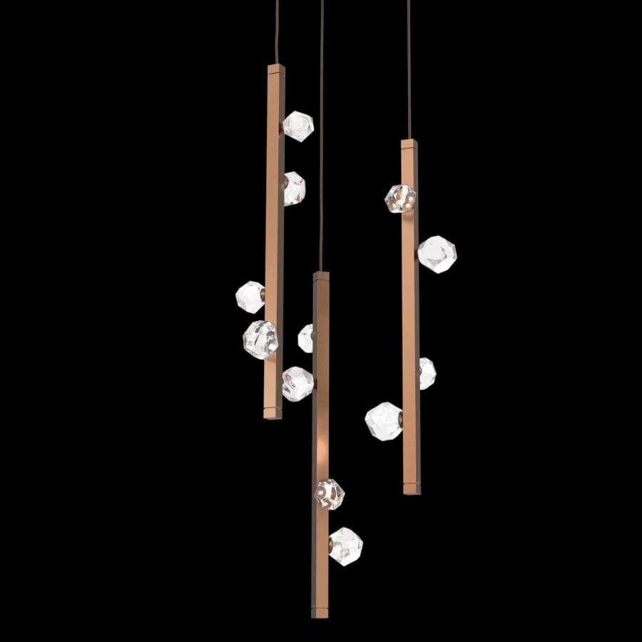 Hammerton Studio Stella 3 Light 20" Wide LED Abstract Multi Light Pendant - 3000K