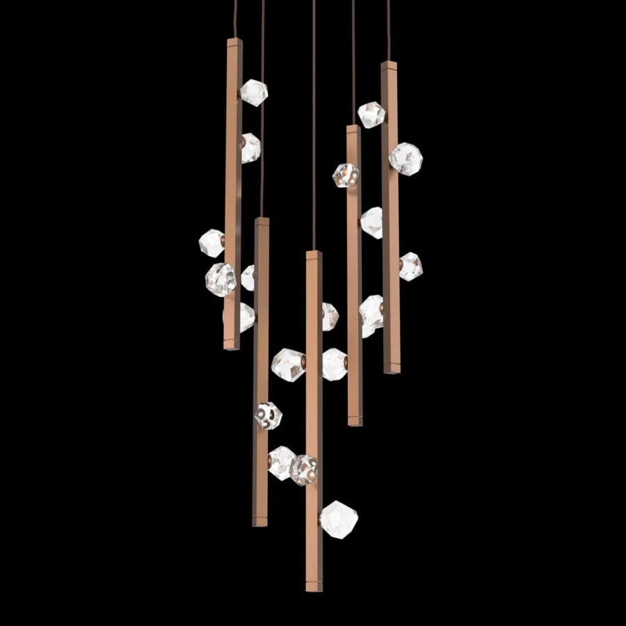 Hammerton Studio Stella 5 Light 22" Wide LED Abstract Multi Light Pendant - 3000K