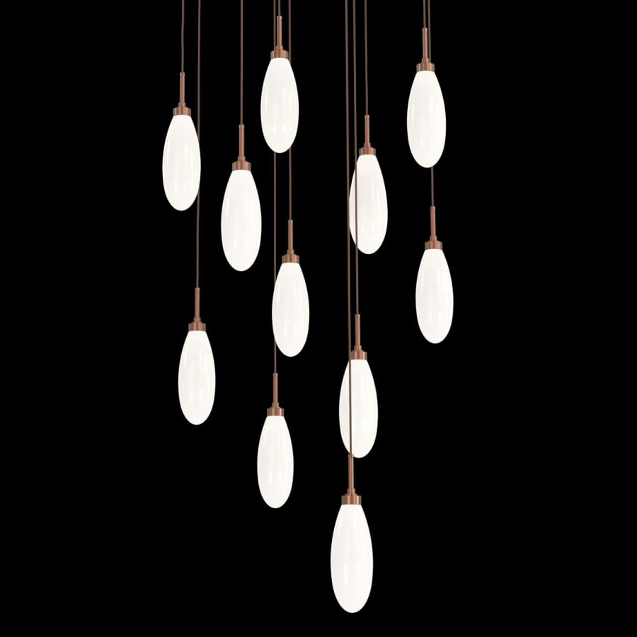 Hammerton Studio Fiori 11 Light 32" Wide LED Abstract Multi Light Pendant - 3000K