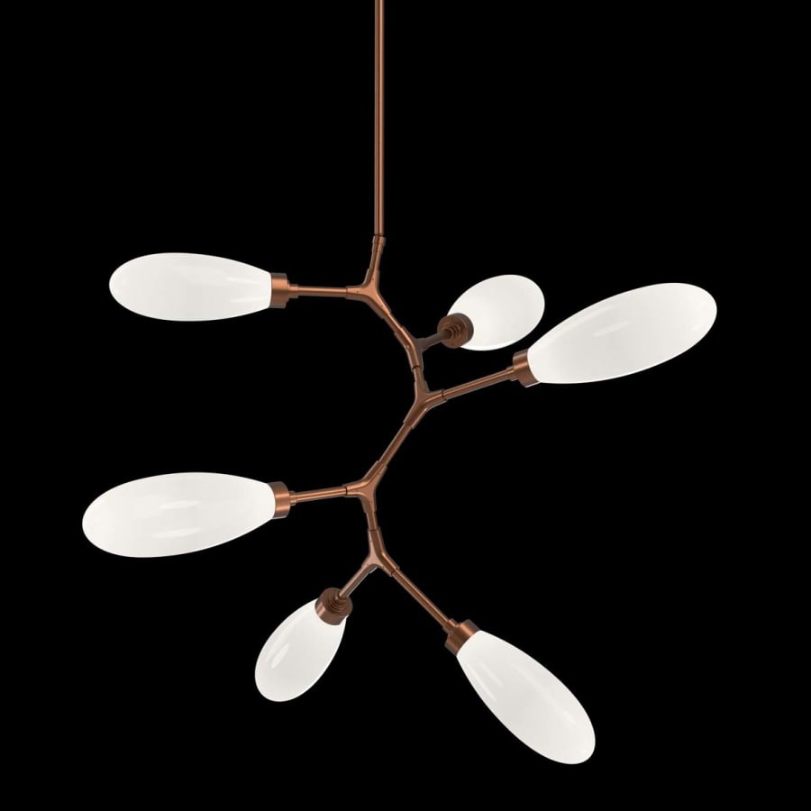 Hammerton Studio Fiori 6 Light 30" Wide LED Abstract Chandelier - 3000K