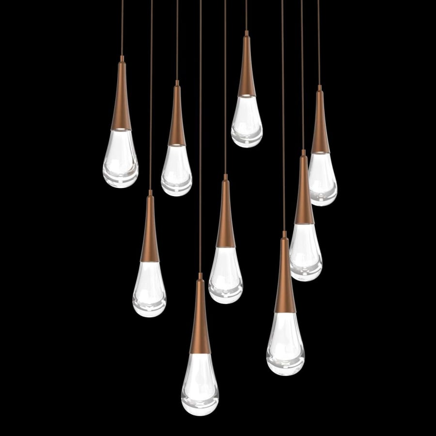 Hammerton Studio Raindrop 9 Light 27" Wide LED Abstract Multi Light Pendant - 2700K