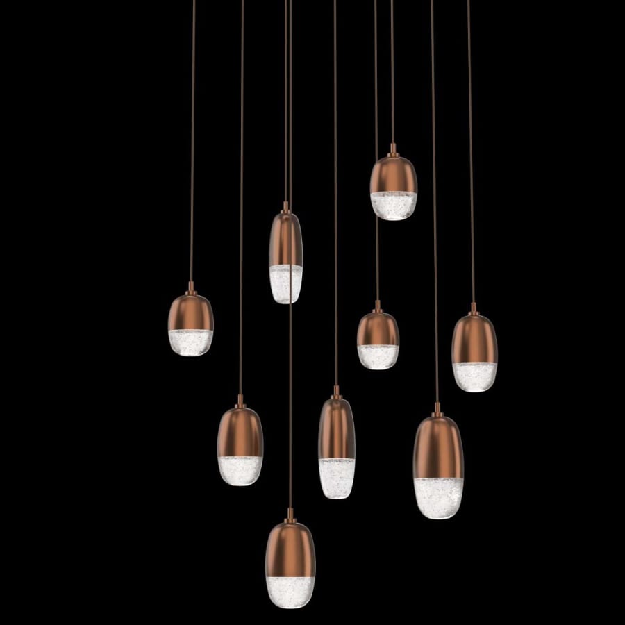 Hammerton Studio Pebble 9 Light 27" Wide LED Abstract Multi Light Pendant - 2700K