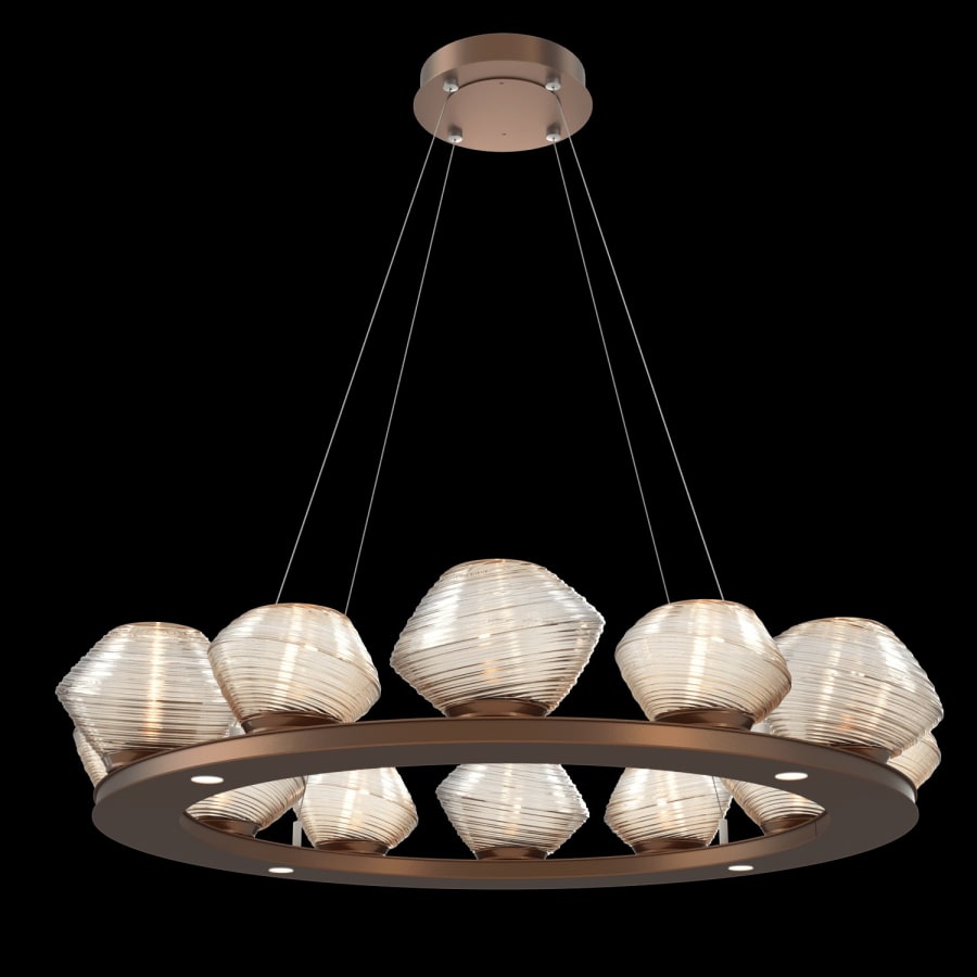 Hammerton Studio Mesa 16 Light 39" Wide LED Ring Chandelier - 2700K