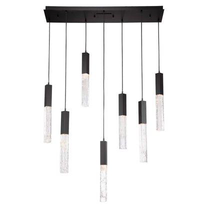 Hammerton Studio Axis 7 Light 42" Wide LED Multi Light Pendant