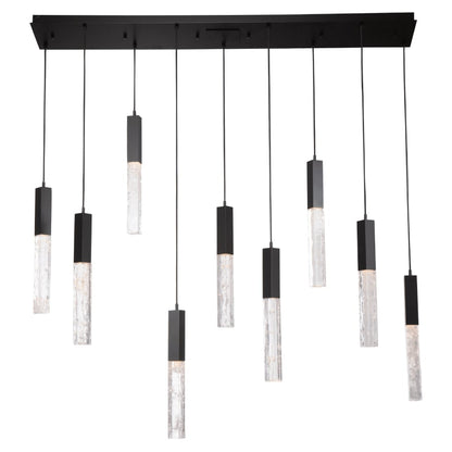 Hammerton Studio Axis 9 Light 62" Wide LED Multi Light Pendant