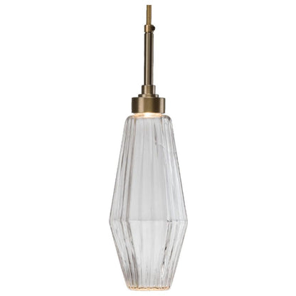 Hammerton Studio Aalto 54" Wide Artisan Crafted Geometric Optic Glass 9 Light Two Tier Chandelier