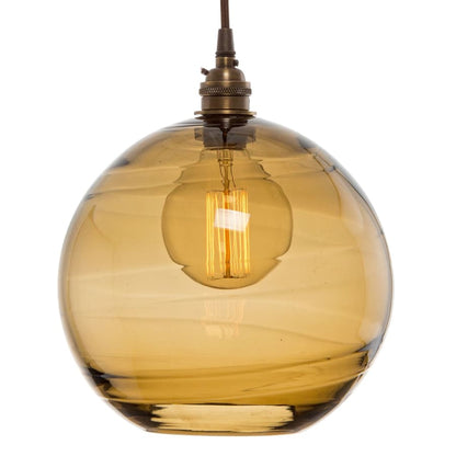 Hammerton Studio Terra 37" Wide Artisan Crafted Optic Glass 12 Light Pendant