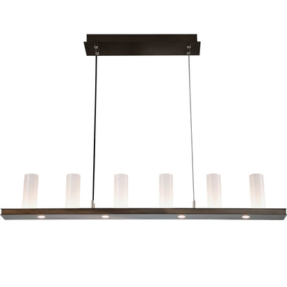 Hammerton Studio Carlyle 44" Wide Artisan Crafted 10 Light LED Linear Chandelier