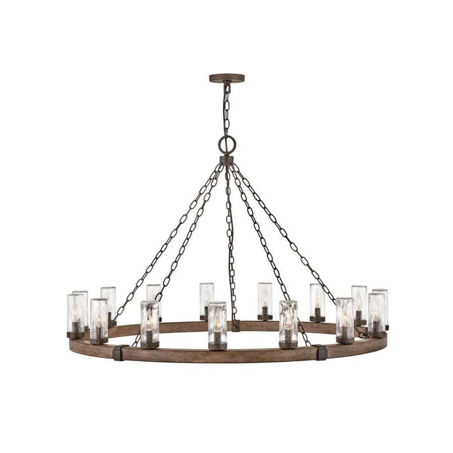 Hinkley Lighting Sawyer 15 Light 46" Wide Open Air Outdoor Chandelier with LED Bulbs Included