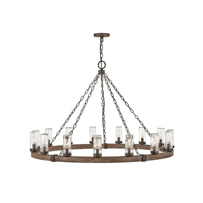 Hinkley Lighting Sawyer 15 Light 46" Wide Open Air Outdoor Chandelier with LED Bulbs Included