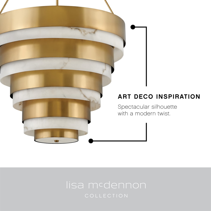 Hinkley Lighting Echelon 8 Light 27" Wide Lisa McDennon Chandelier