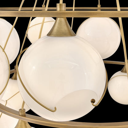 Hinkley Lighting Skye 18 Light 53" Wide Chandelier with Glass Shades
