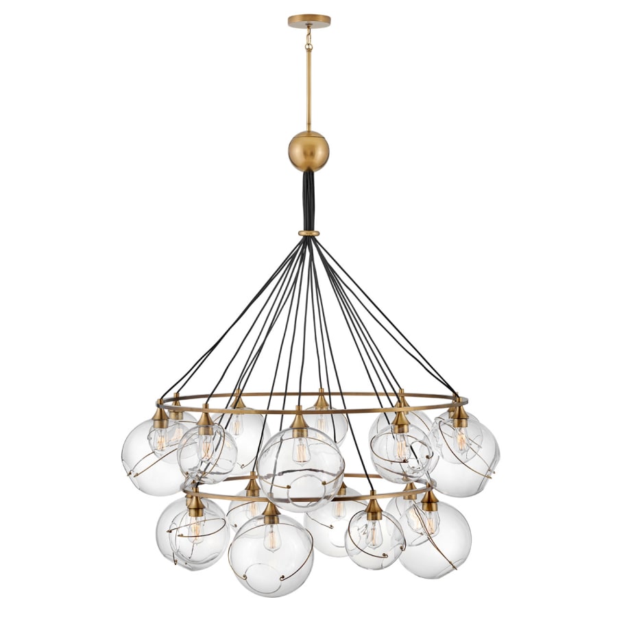 Hinkley Lighting Skye 18 Light 53" Wide Chandelier with Glass Shades