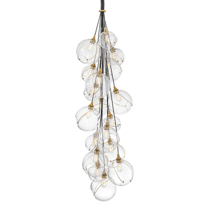 Hinkley Lighting Skye 18 Light 39" Wide Multi Light Pendant with Glass Shades