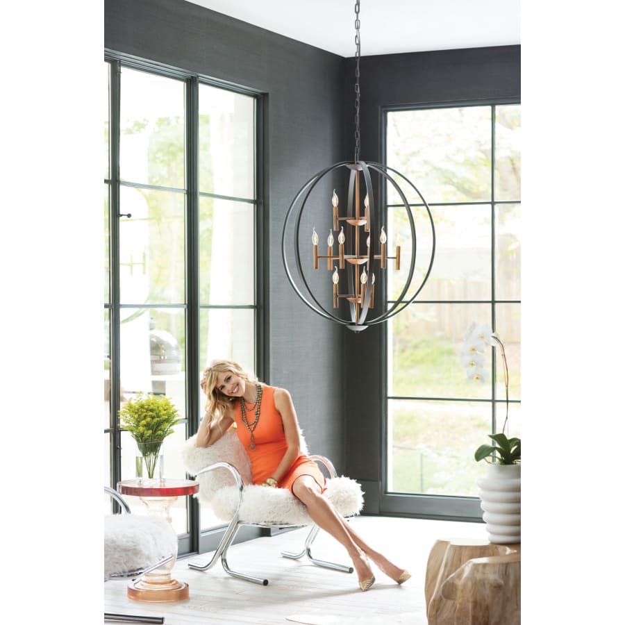 Hinkley Lighting Euclid 12 Light 41" Tall Chandelier