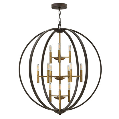Hinkley Lighting Euclid 12 Light 41" Tall Chandelier