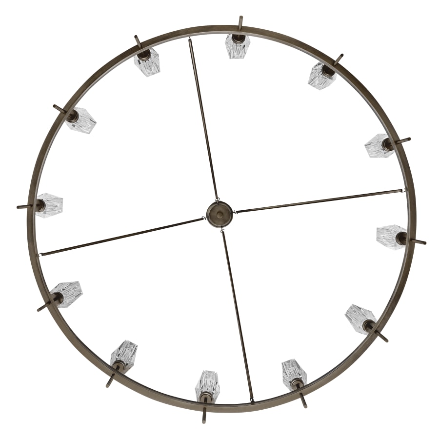 Hinkley Lighting Ana 12 Light 58" Wide Crystal Ring Chandelier