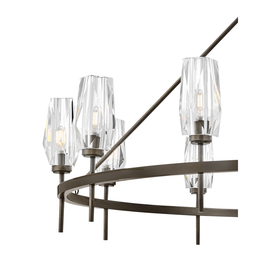Hinkley Lighting Ana 12 Light 58" Wide Crystal Ring Chandelier