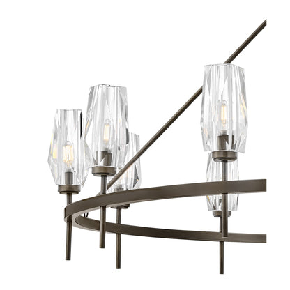 Hinkley Lighting Ana 12 Light 58" Wide Crystal Ring Chandelier