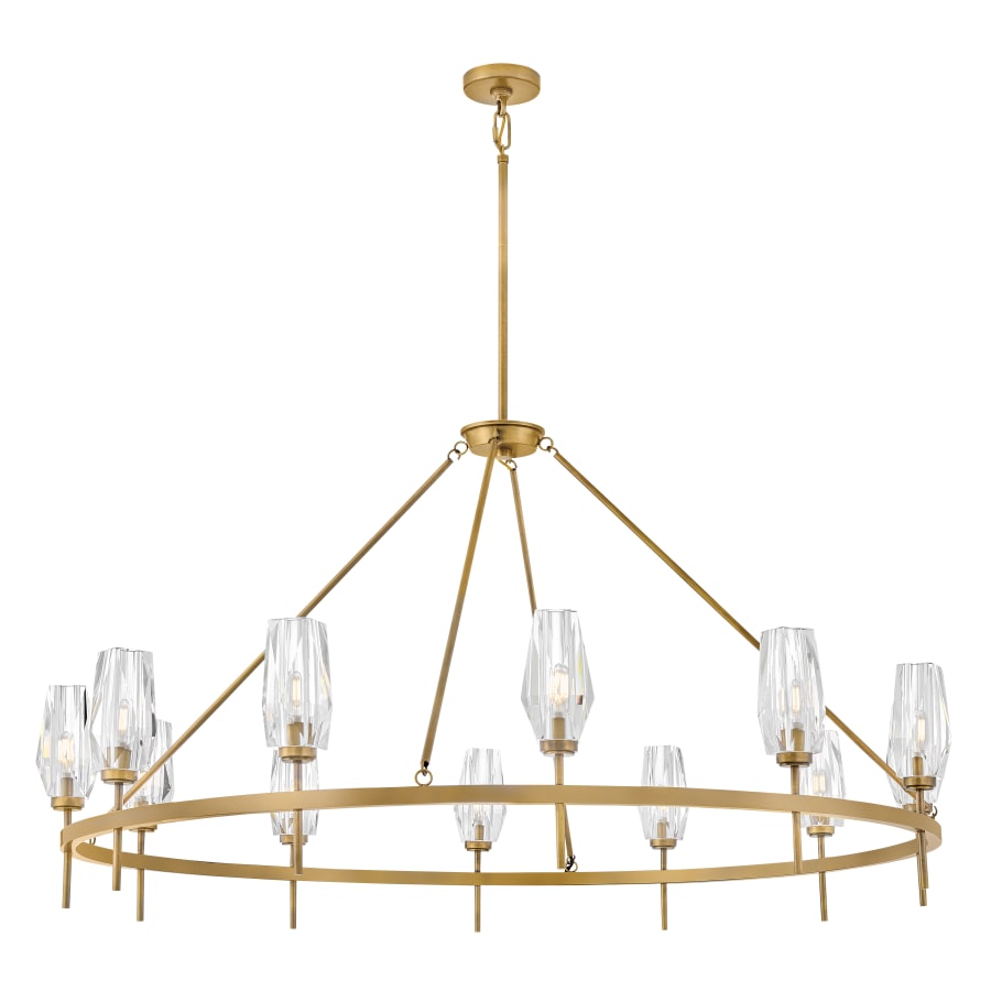Hinkley Lighting Ana 12 Light 58" Wide Crystal Ring Chandelier