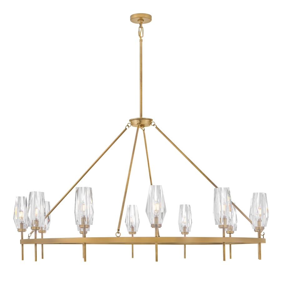 Hinkley Lighting Ana 12 Light 58" Wide Crystal Ring Chandelier