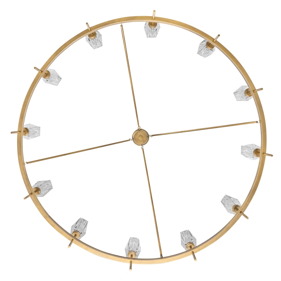 Hinkley Lighting Ana 12 Light 58" Wide Crystal Ring Chandelier
