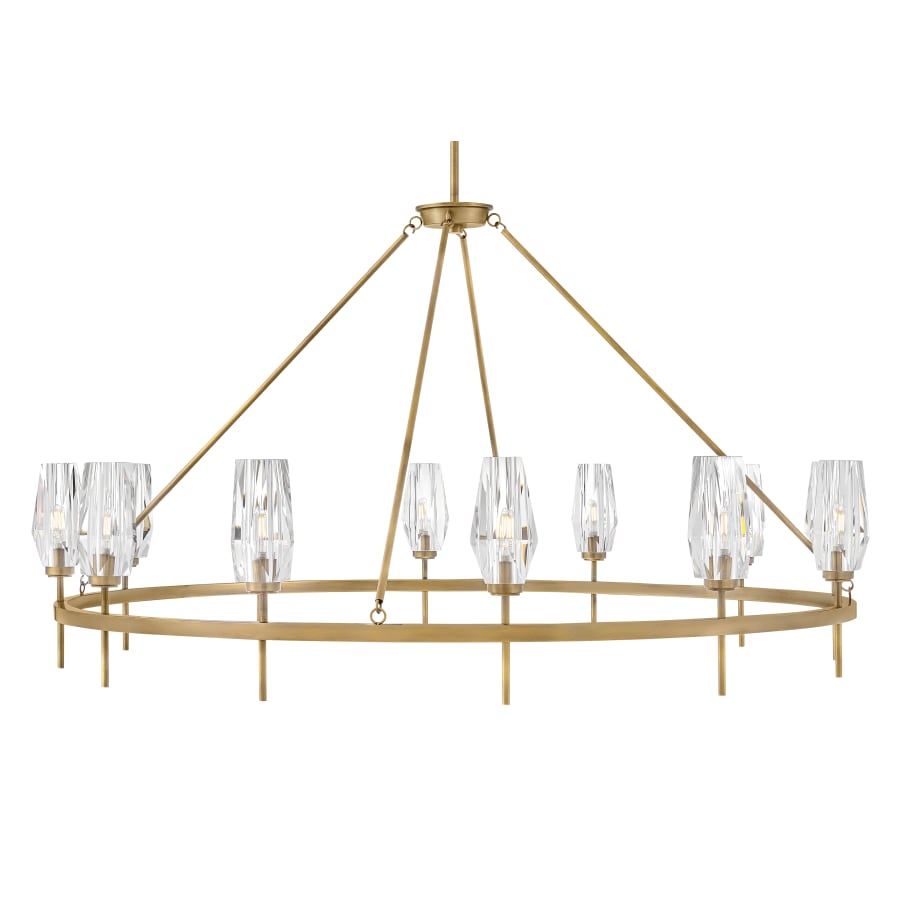 Hinkley Lighting Ana 12 Light 58" Wide Crystal Ring Chandelier