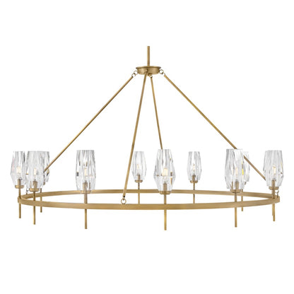 Hinkley Lighting Ana 12 Light 58" Wide Crystal Ring Chandelier