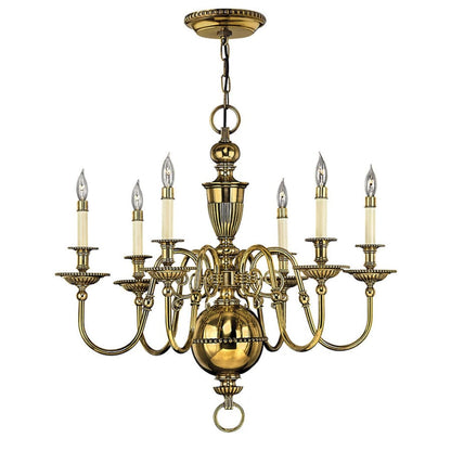 Hinkley Lighting Cambridge 6 Light 1 Tier Candle Style Chandelier
