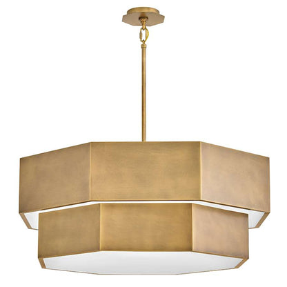 Hinkley Lighting Facet 12 Light 38" Wide Waterfall Chandelier
