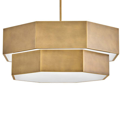 Hinkley Lighting Facet 12 Light 38" Wide Waterfall Chandelier