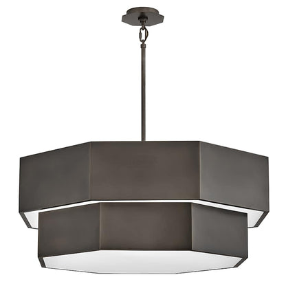 Hinkley Lighting Facet 12 Light 38" Wide Waterfall Chandelier