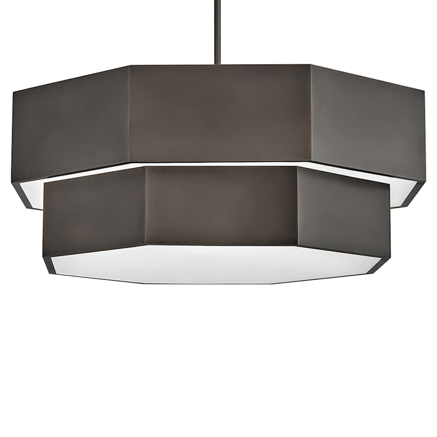 Hinkley Lighting Facet 12 Light 38" Wide Waterfall Chandelier