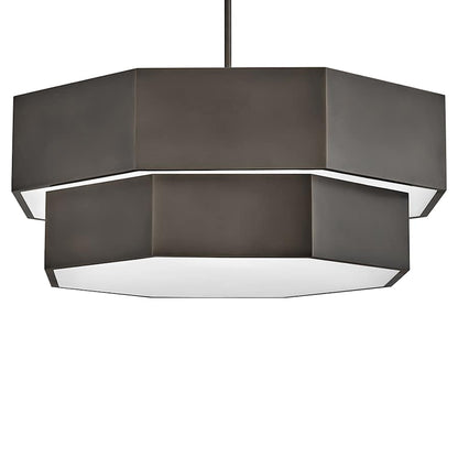Hinkley Lighting Facet 12 Light 38" Wide Waterfall Chandelier