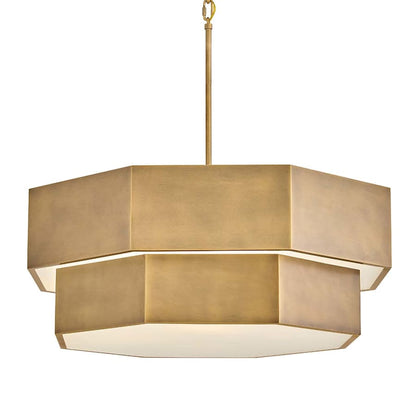 Hinkley Lighting Facet 12 Light 38" Wide Waterfall Chandelier