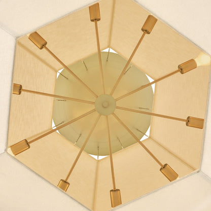 Hinkley Lighting Lyla 10 Light 51" Wide Drum Chandelier with Linen Shade