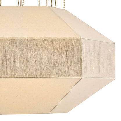 Hinkley Lighting Lyla 10 Light 51" Wide Drum Chandelier with Linen Shade