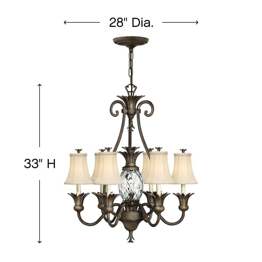Hinkley Lighting Plantation 7 Light 1 Tier Chandelier