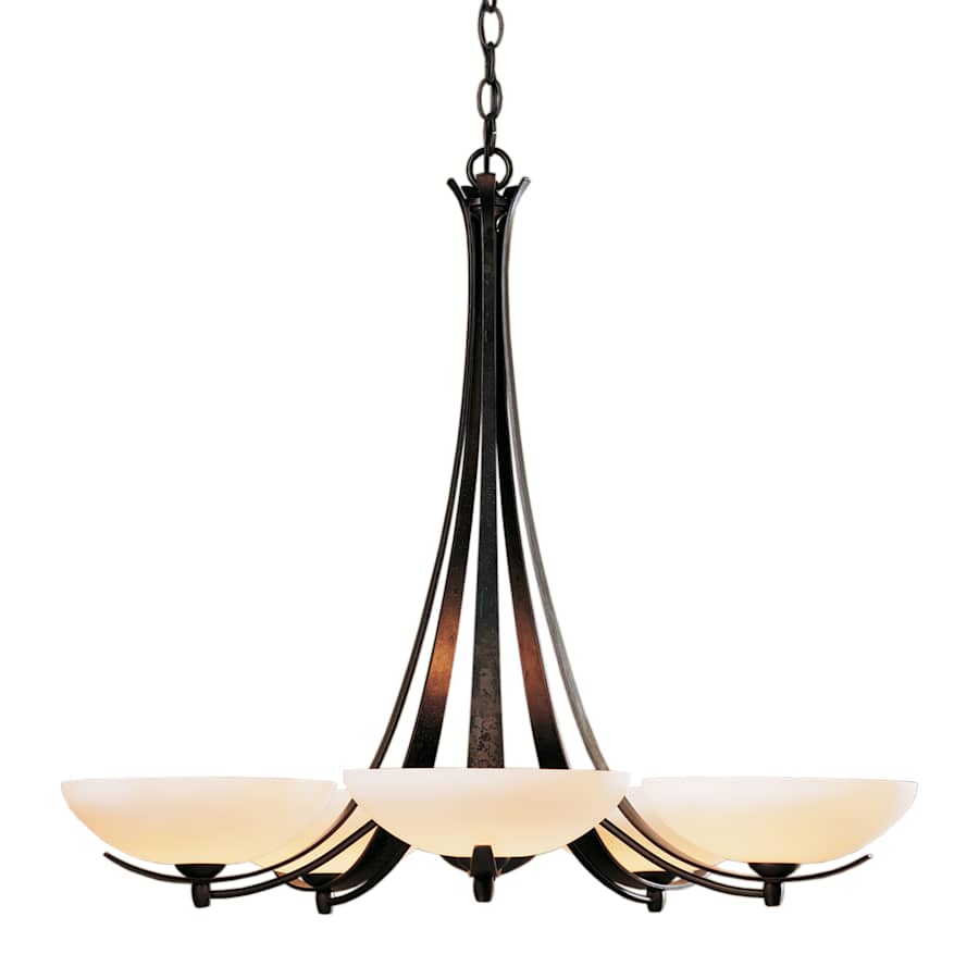 Hubbardton Forge Aegis 5 Light 32" Wide Chandelier