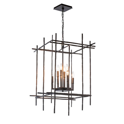 Hubbardton Forge Tura 8 Light 28" Wide Taper Candle Style Chandelier