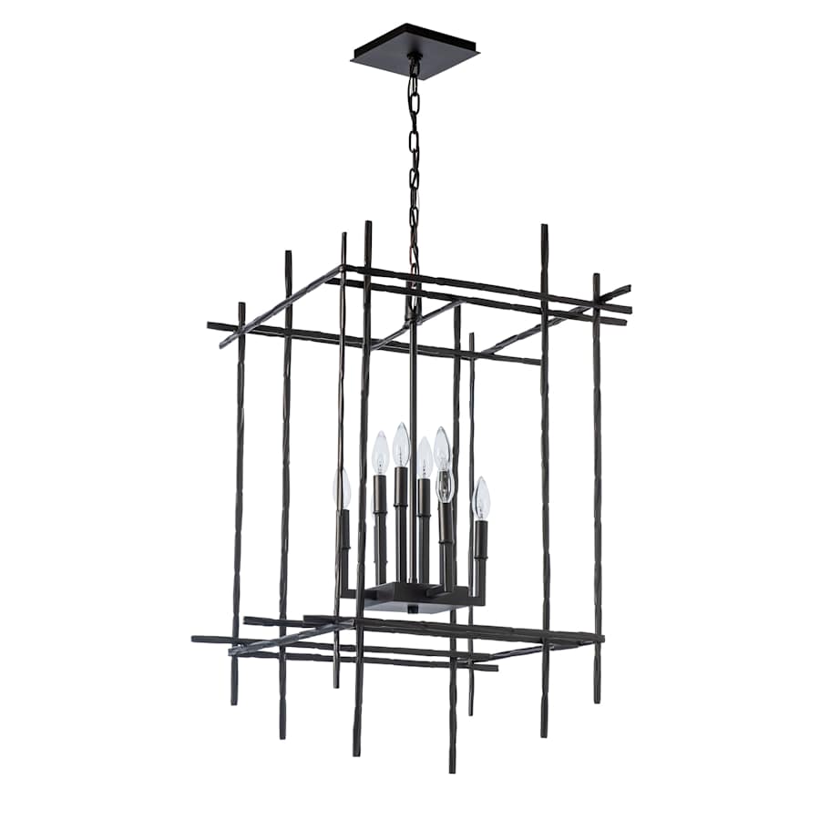 Hubbardton Forge Tura 8 Light 28" Wide Taper Candle Style Chandelier